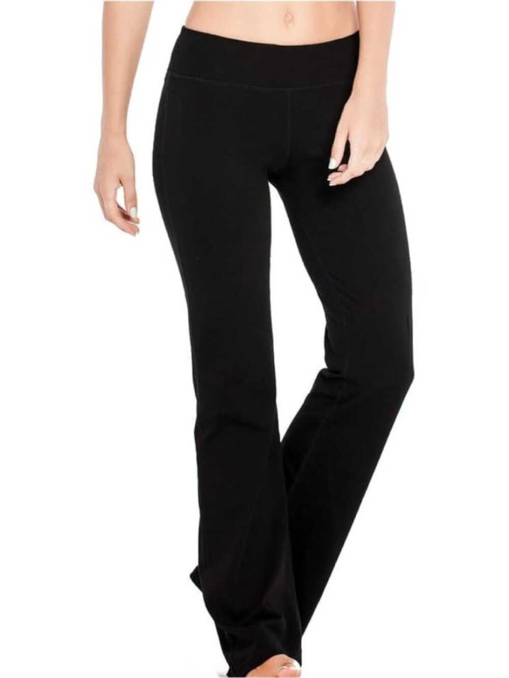 Cotton Bootcut Pants for Women - S-XXXL, 29''-35'' Inseam, Inner Pocket, Casual